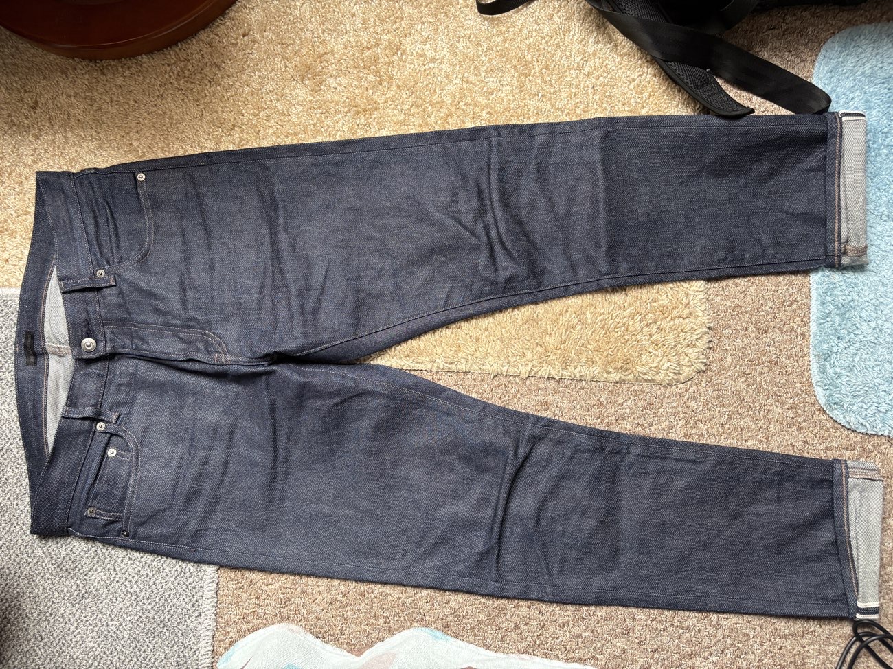 Uniqlo Selvedge Stretch Slim Fit Jeans bought at The Salvation Army for £12.00