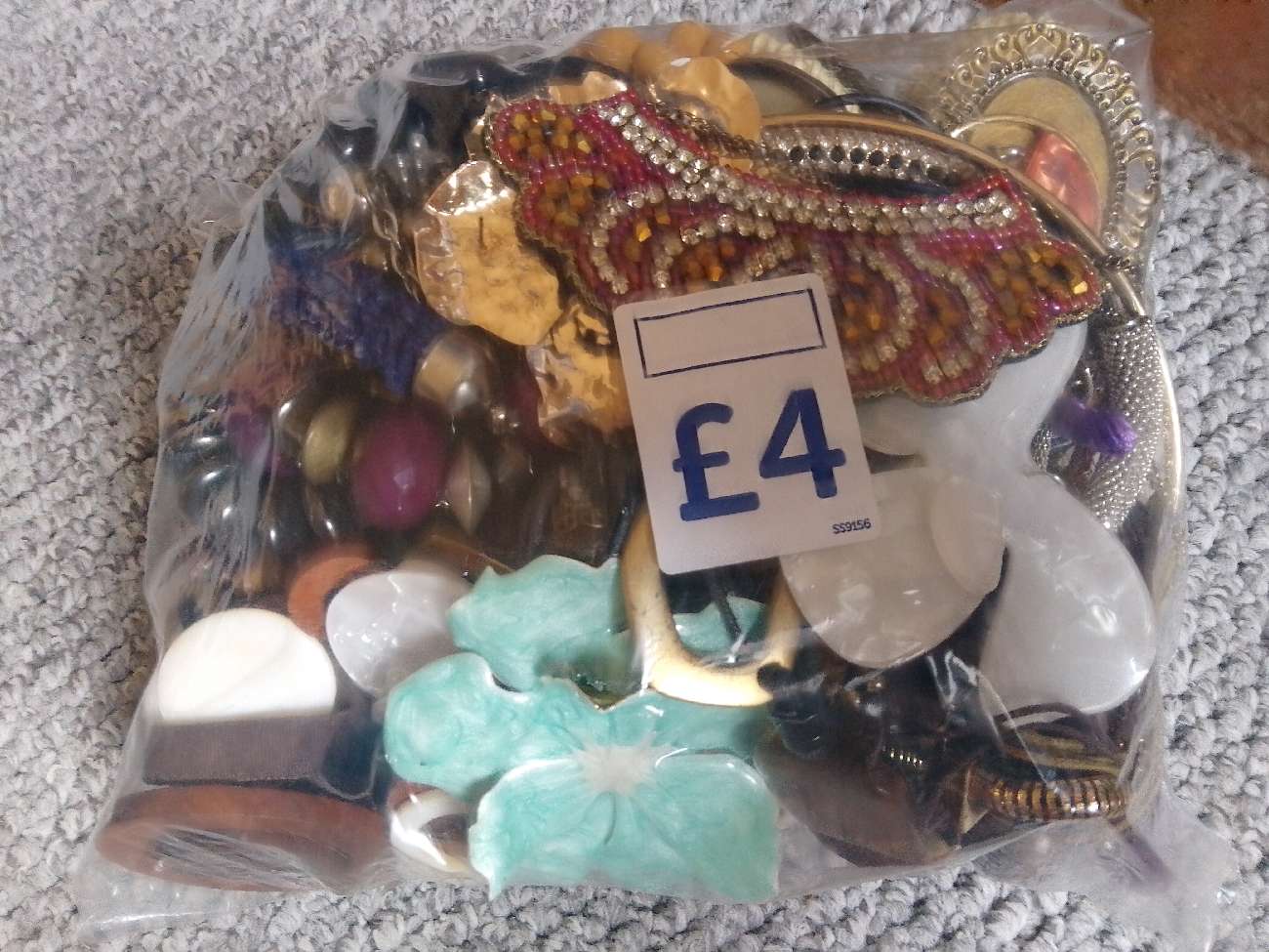 Mixed bag of jewellery bought at Cancer Research UK for £4.00