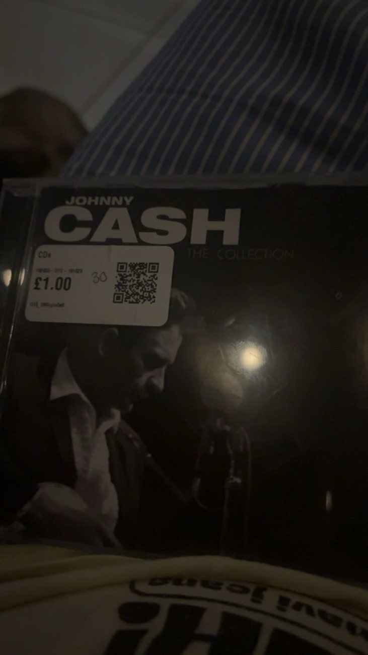 johnny cash cd bought at British Heart Foundation for £1.00