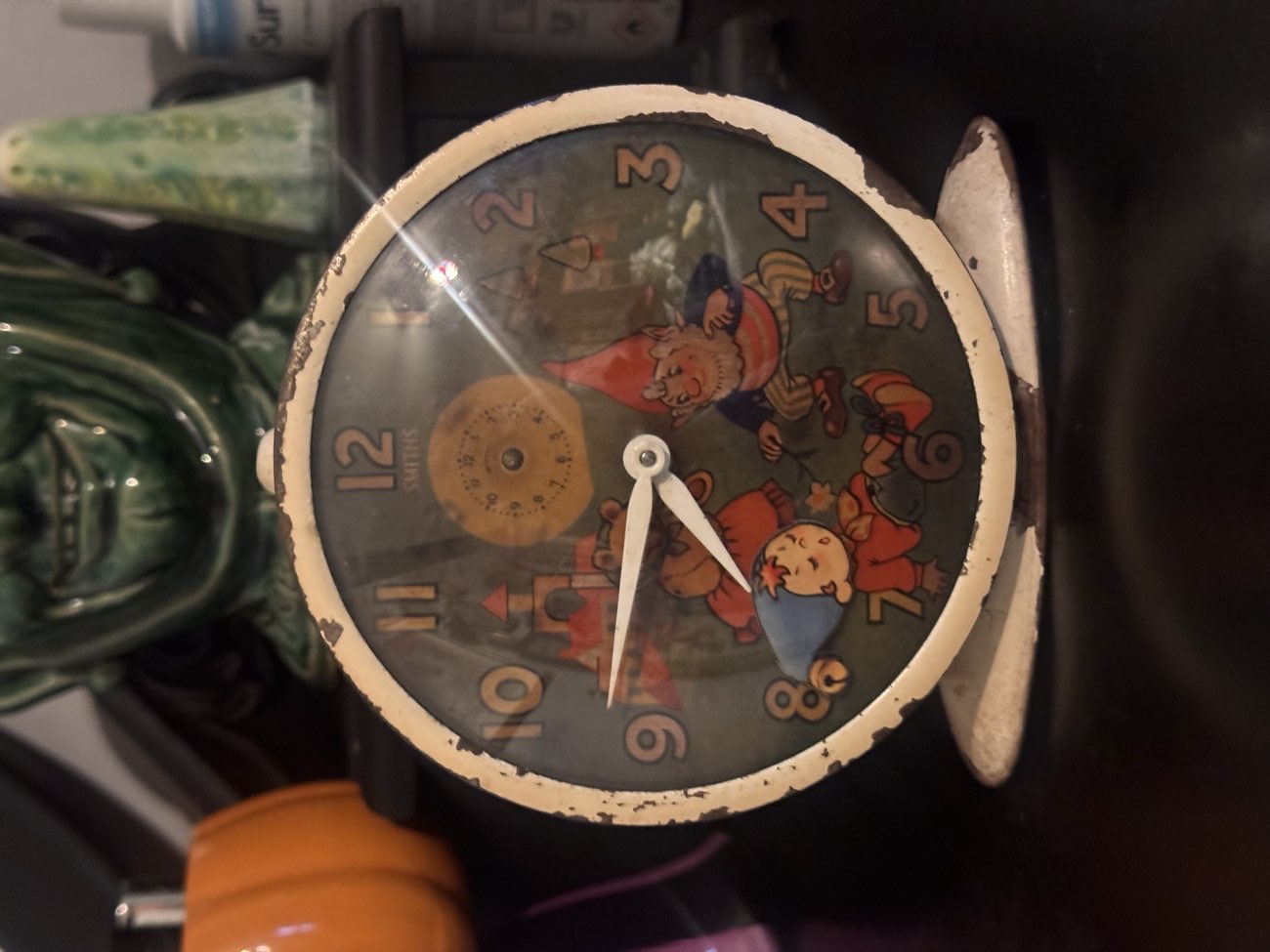 1960’s noddy clock bought at Rufford Antique, Vintage & Collectors Fair for £20.00