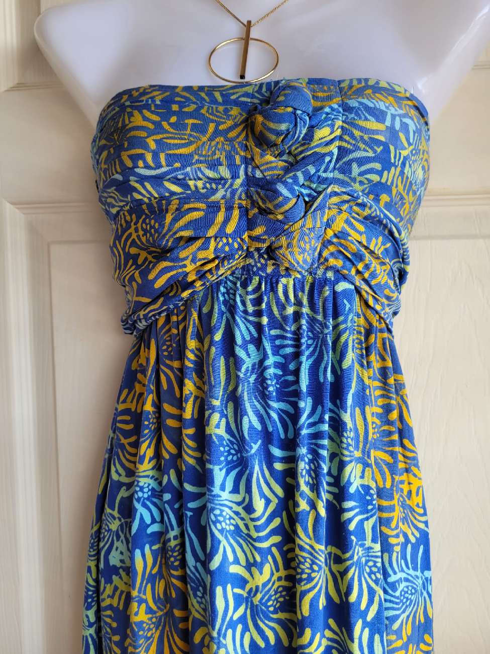 the cutest summer dress i bought a while back :) a shame it didnt fit bought at Age UK Charity Shop for £2.50