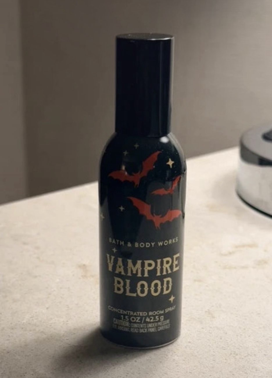 Bath & bodyworks vampire blood perfume bought at Shop from Crisis - Elephant & Castle for £4.25