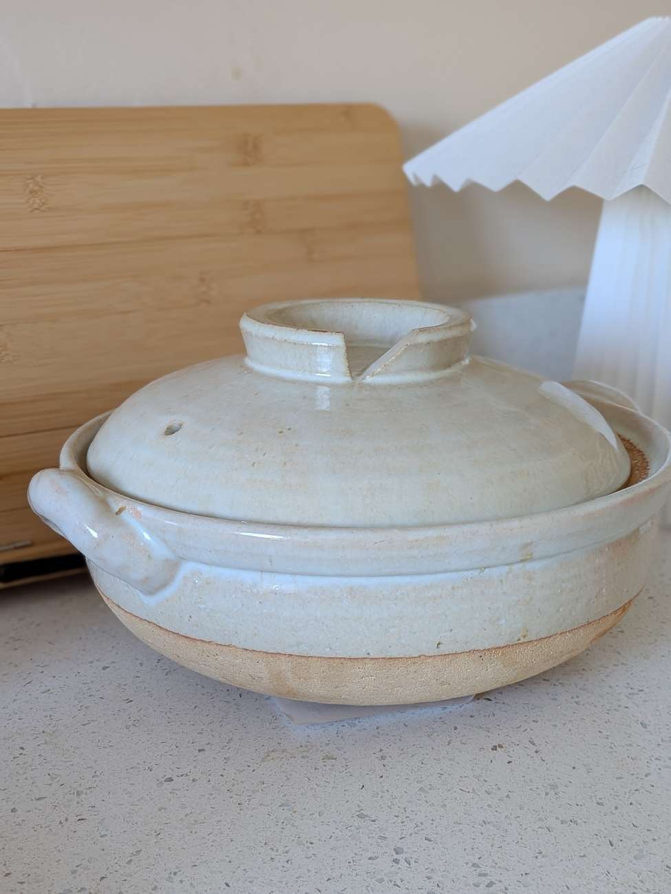 Japanese Donabe Clay Cooker bought at Keech Hospice Charity Shop, How Wood for £4.00