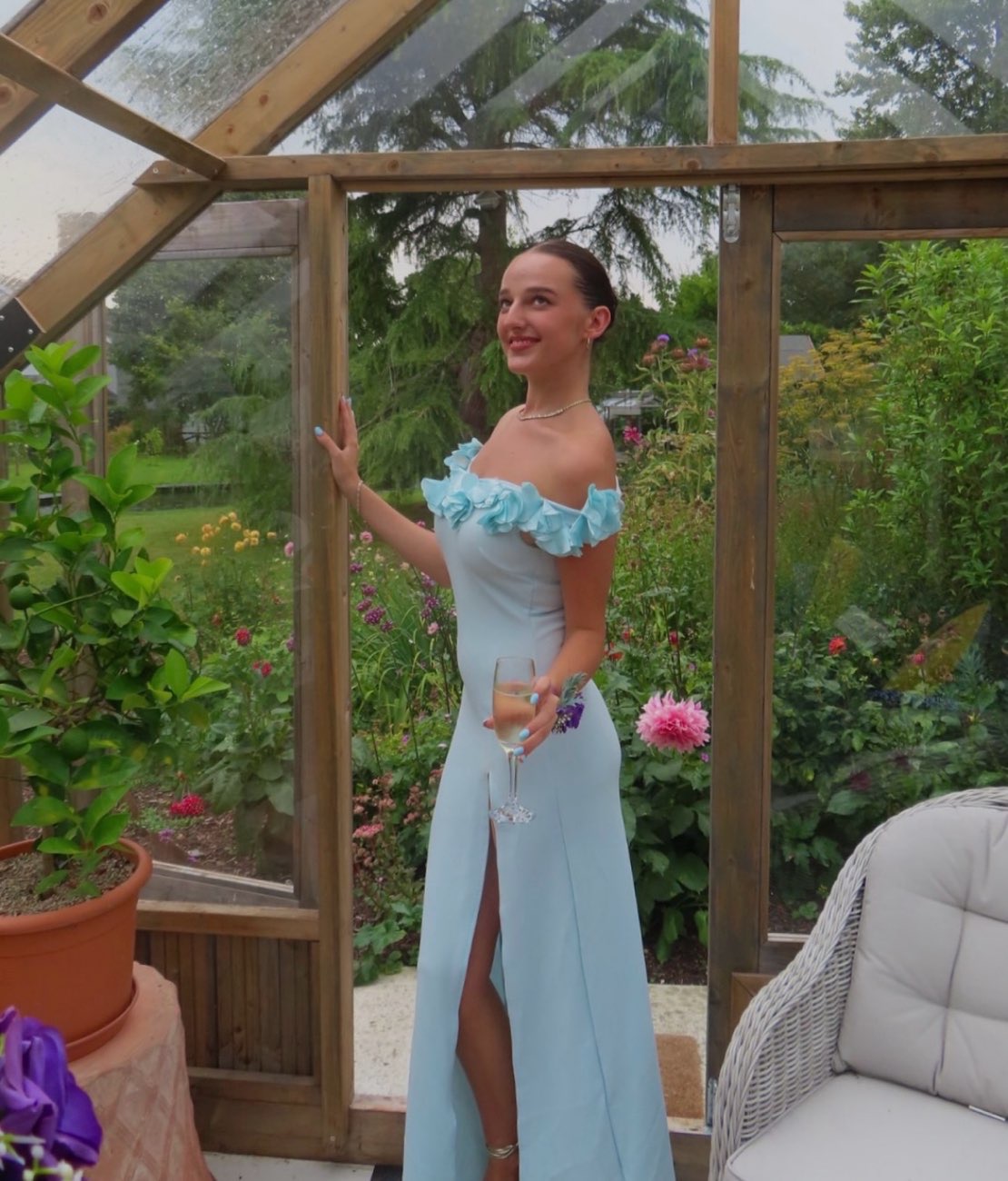 debs dress bought at Sue Ryder Ireland for €5.00