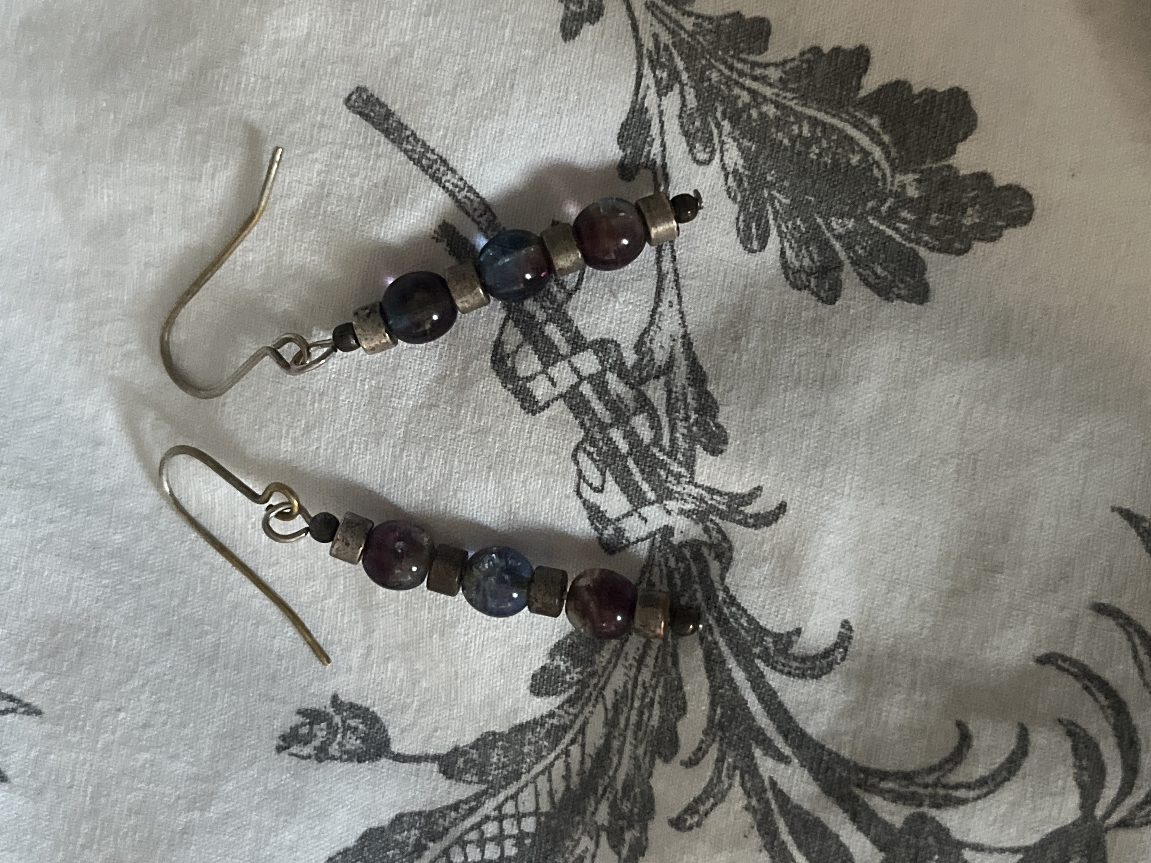 Cute bead earrings bought at Sue Ryder for Β£2.00