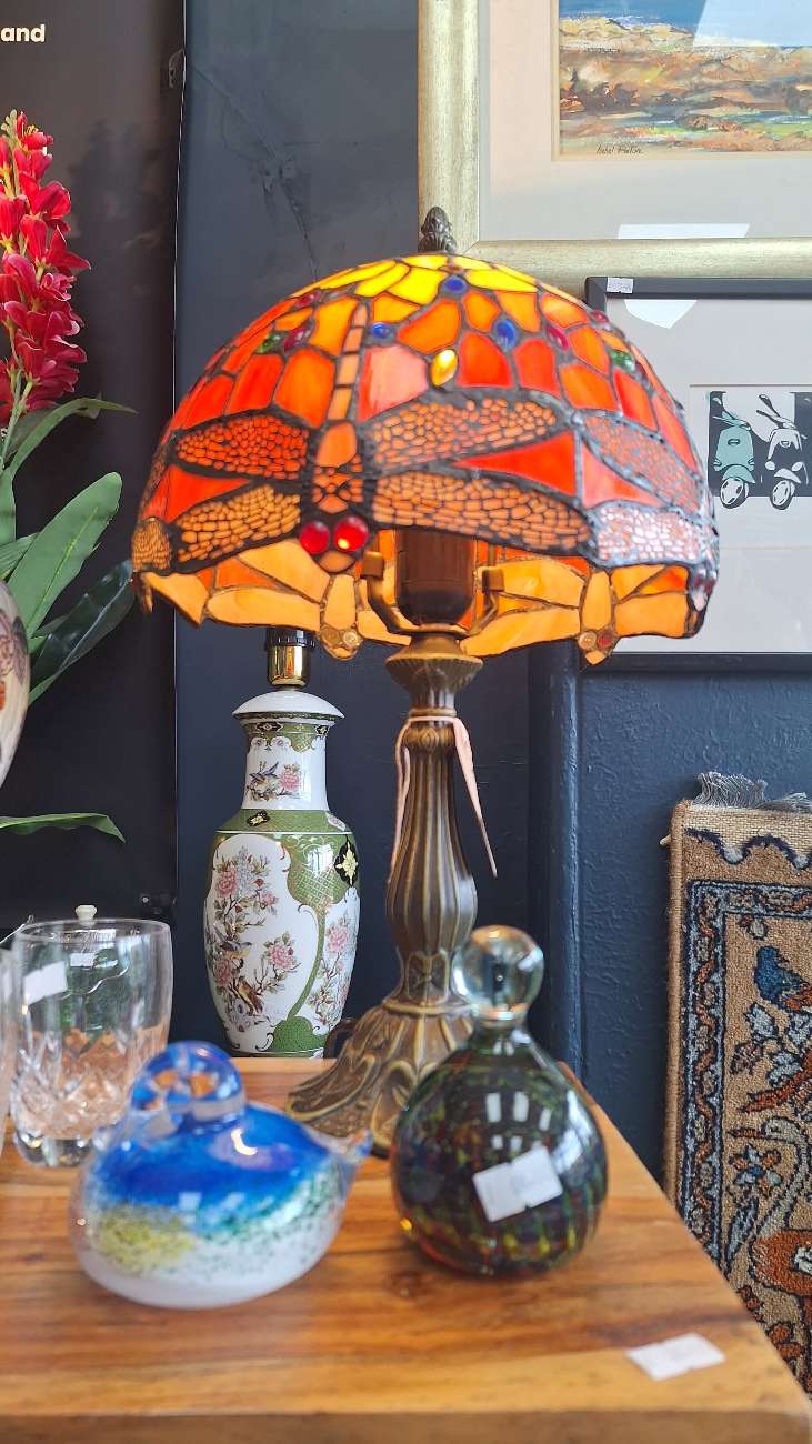 gorgeous tiffany style lamp, sadly didn't get it x product bought at Reuse Scotland North Berwick for £65.00