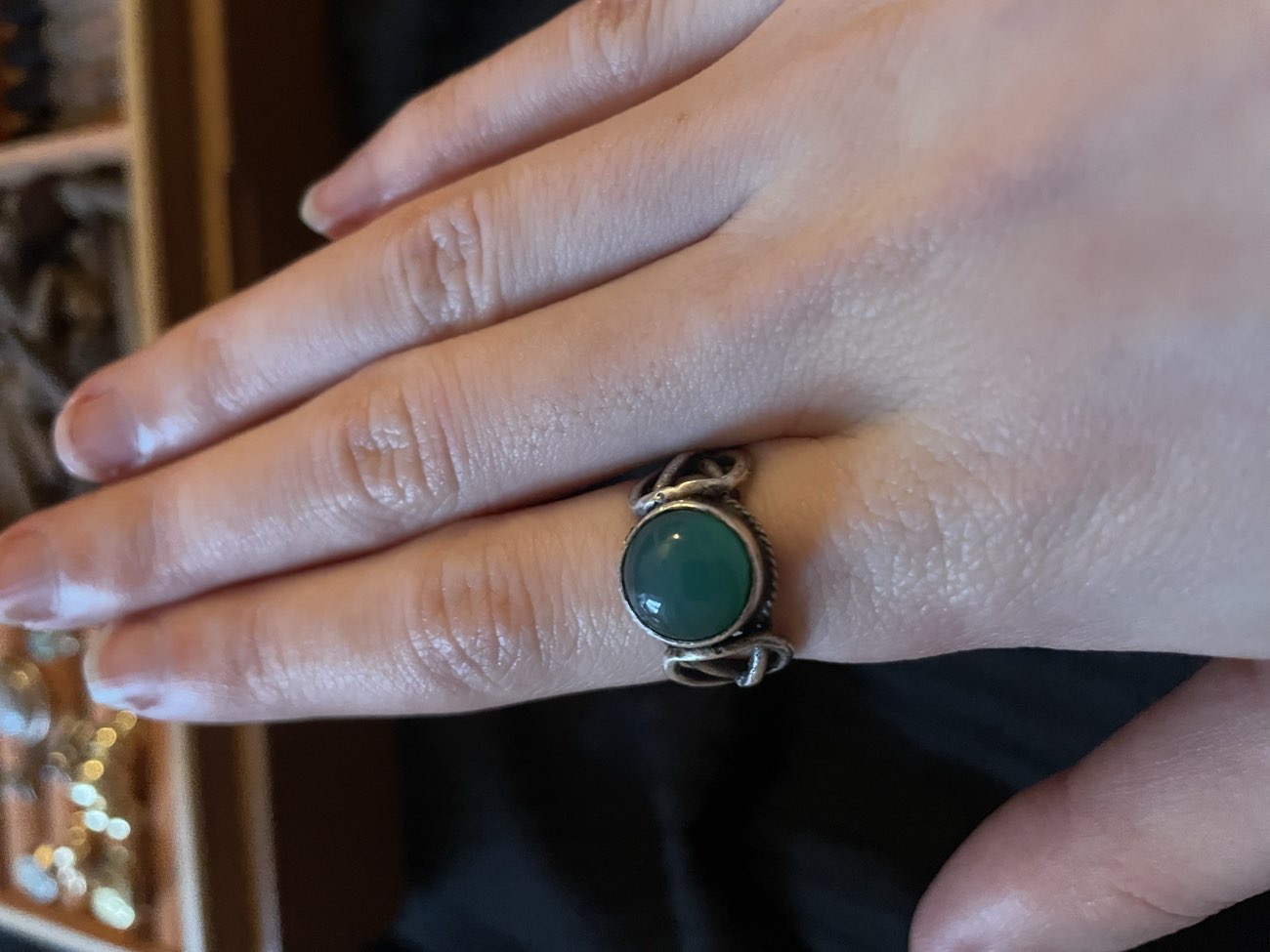 Vintage silver ring product bought at Carlton Antiques for £15.00