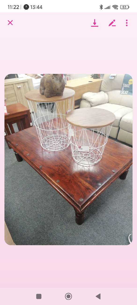 Large Wooden Coffee Table product bought at British Heart Foundation Furniture & Electrical for £55.00