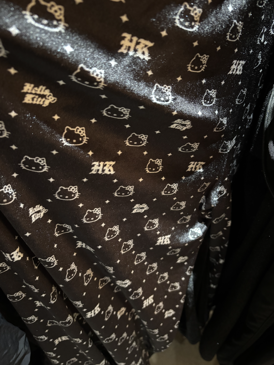 Hello Kitty satin pyjama pant (not my size but cute) bought at TRAID