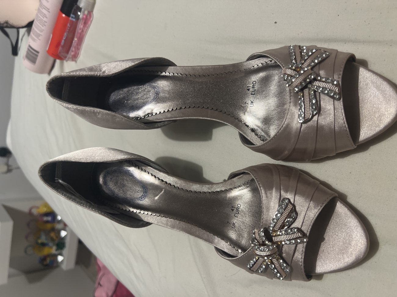 Cute heels! bought at Bath Cats & Dogs Home for £3.00