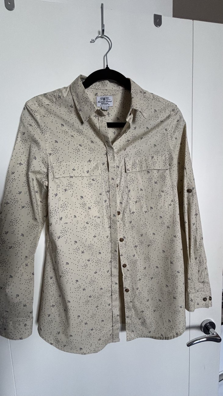 New Barbour top bought at British Heart Foundation Home Store for £5.00
