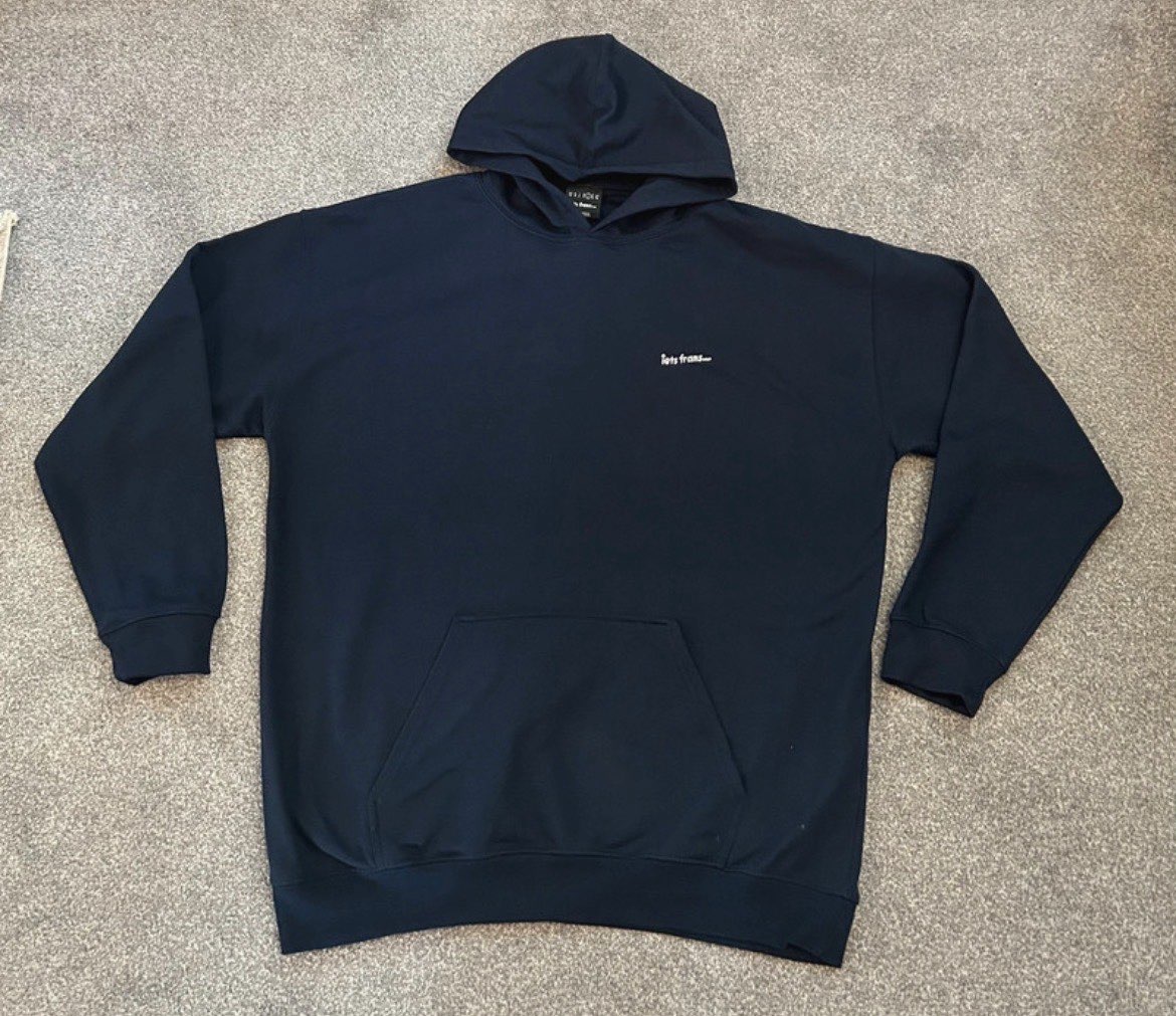 Iets hoodie product bought at Cats Protection Charity Shop