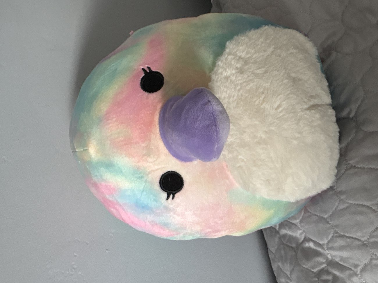 Brindall the platypus Squishmallow bought at The Children's Society for Β£2.99