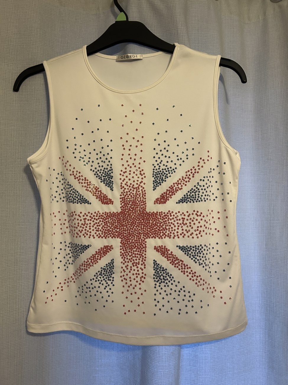 90s style Union Jack top product bought at Sense for £3.00