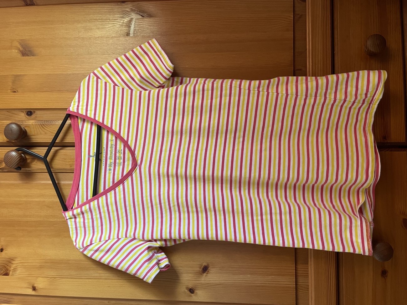 pink,yellow & white top bought at Sense for £1.00