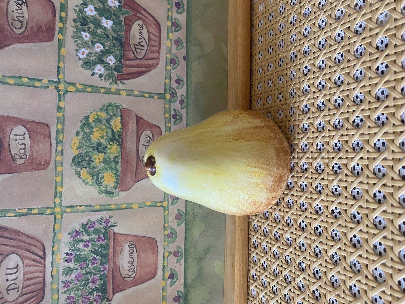 Ceramic Fruit Pear π product bought at British Red Cross for Β£2.00