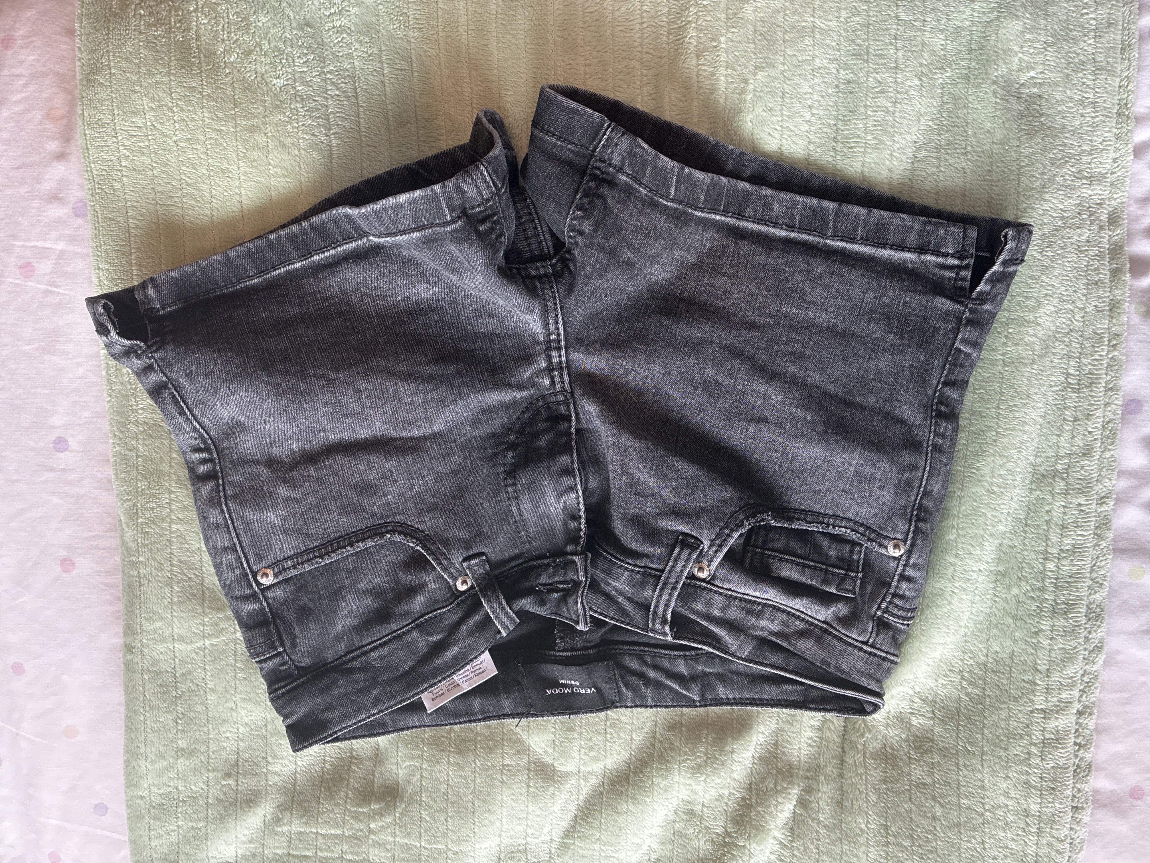 Black mini shorts Vero moda bought at All Aboard for £2.50