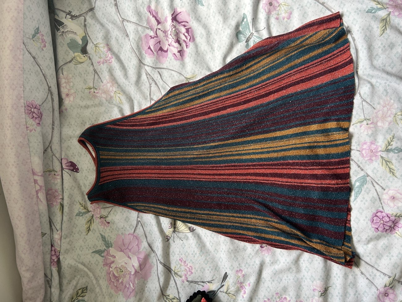 Zara striped glitter knit vest product bought at British Heart Foundation for £5.00