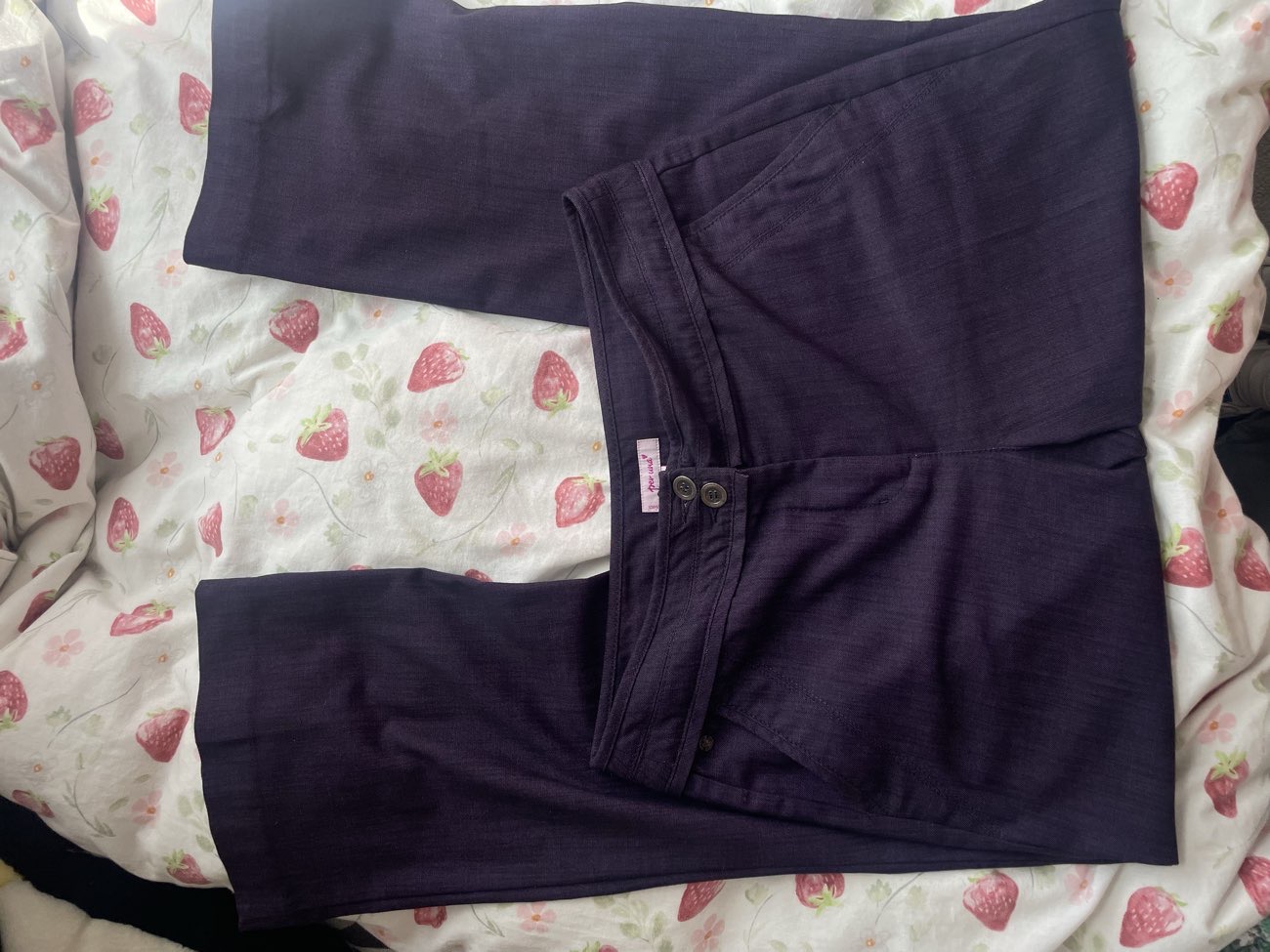 cutest ever per Una purple trousers product bought at Cancer Research UK for £3.00