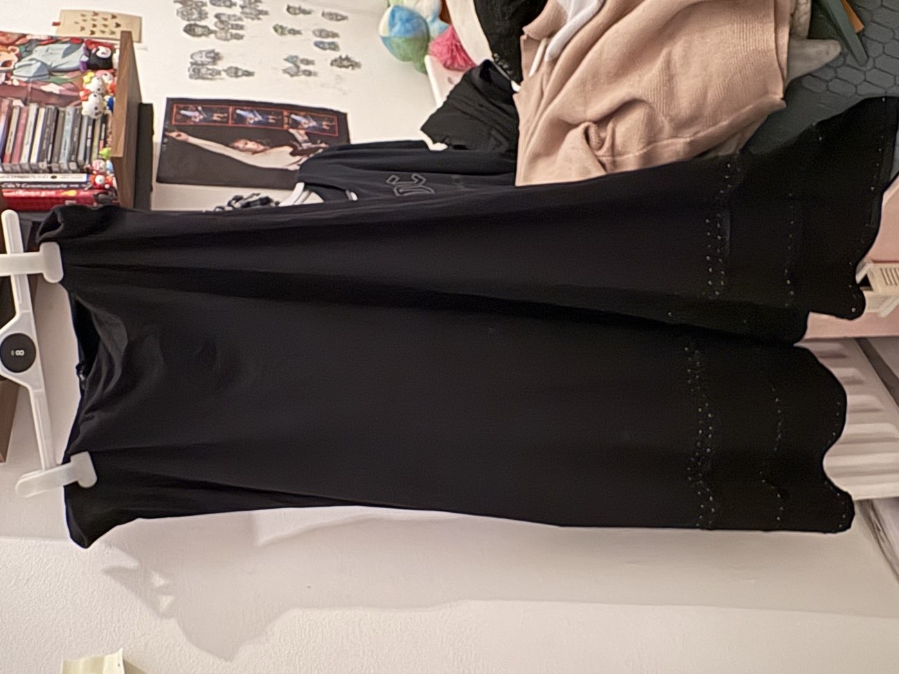 Long black skirt! (itβs very. VERY long) bought at RSPCA for Β£5.00