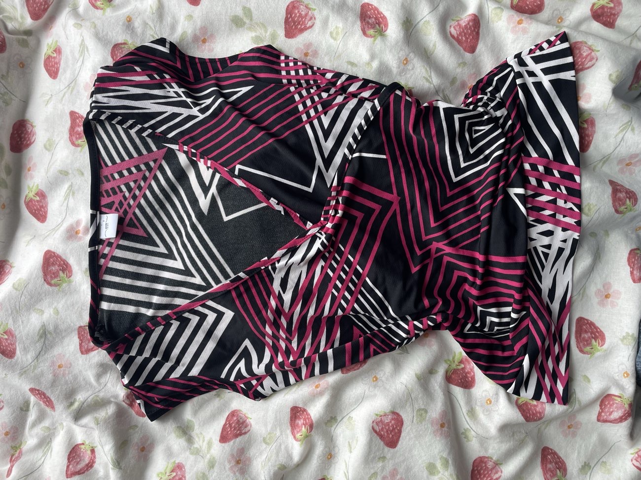 old label new look wrap top product bought at The Salvation Army for £2.00