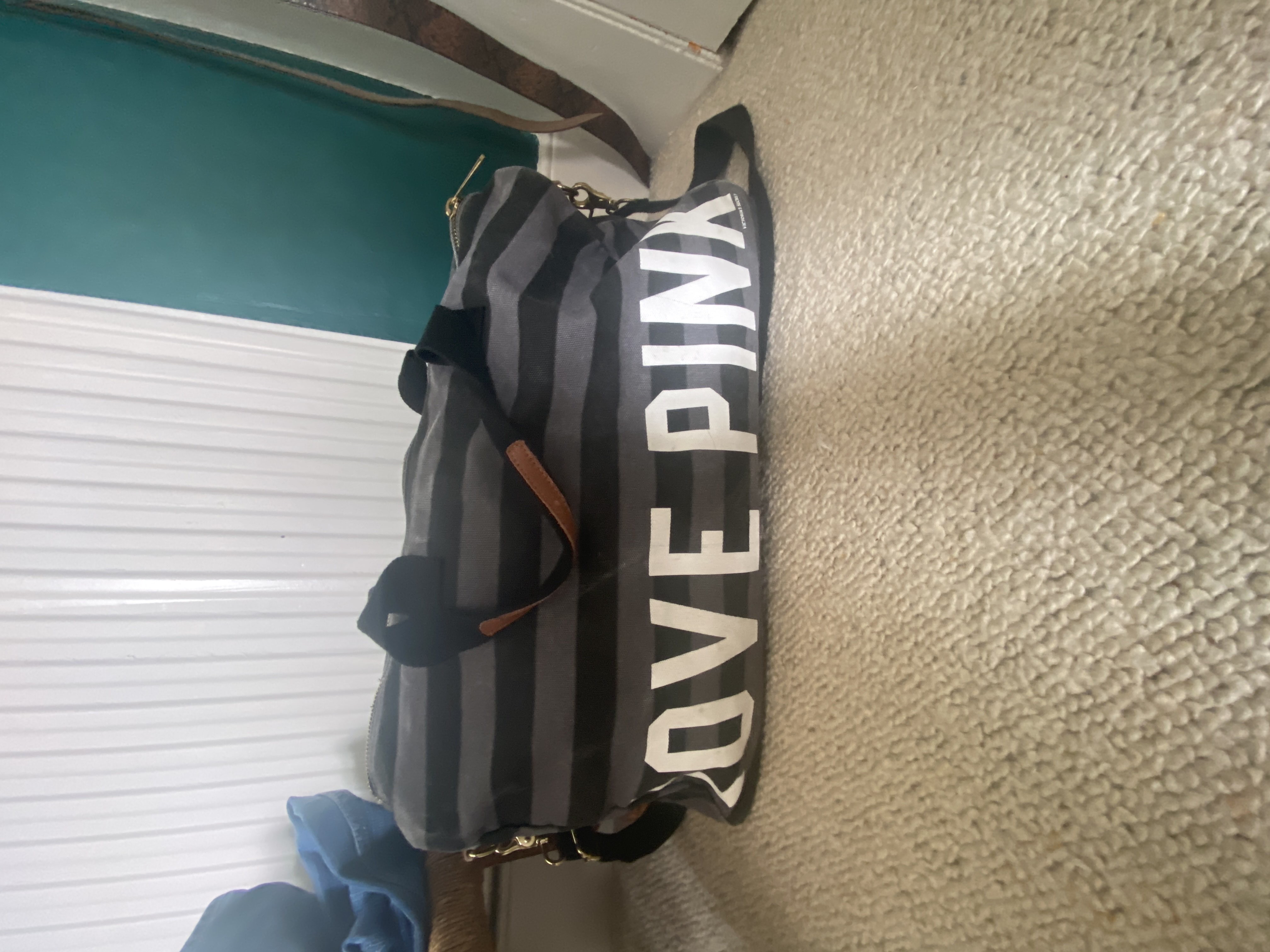 Victoria secret pink duffel bought at Shop from Crisis - Finsbury Park for £13.00