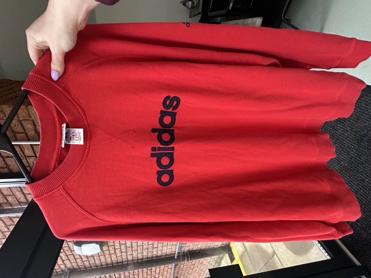 Vintage Adidas Sweatshirt bought at Swipe Vintage x Harrow Kilo Sale for £11.00