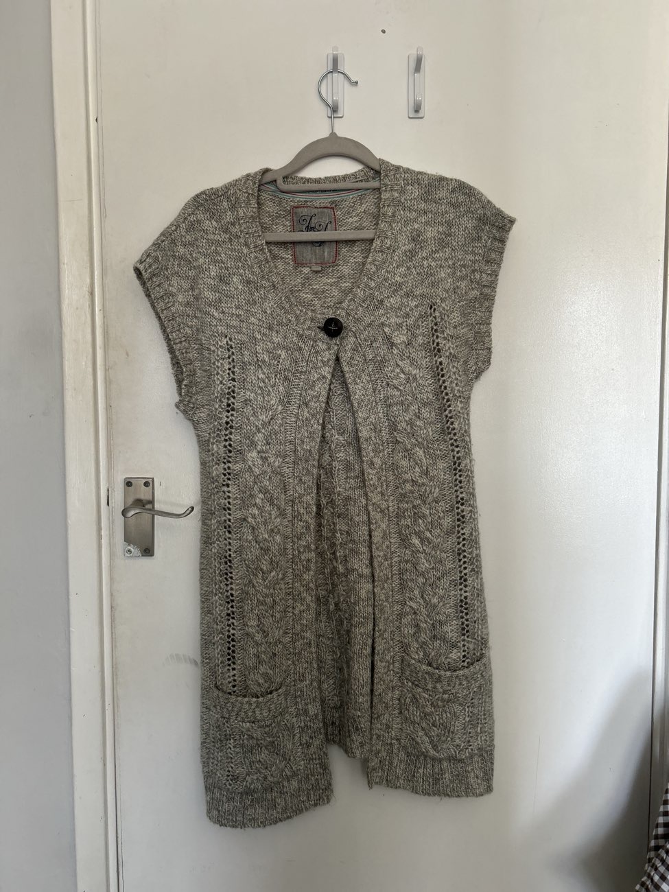 Vintage Knit Cardigan bought at Vineyard Boutique for £5.00