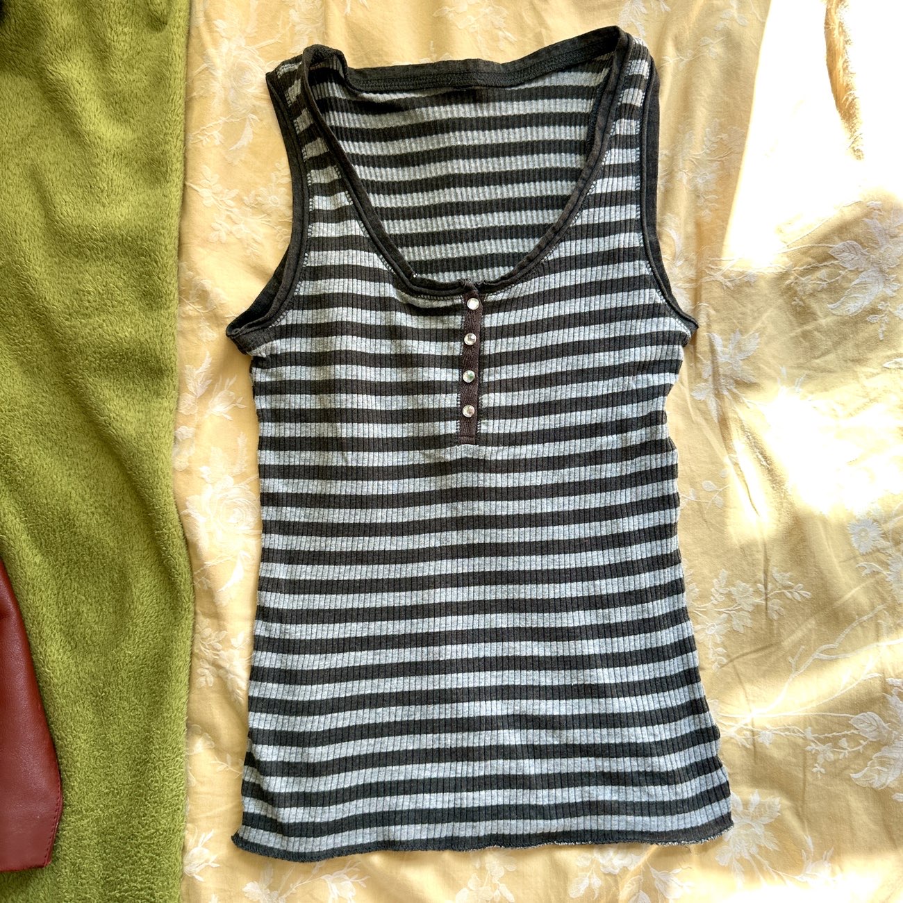 Always find cute tops rarely any thing else😅 bought at Sue Ryder for £5.50