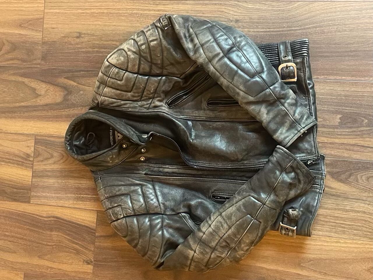 Ashman motorcycle jacket bought at F#!% Fast Fashion for Β£5.00
