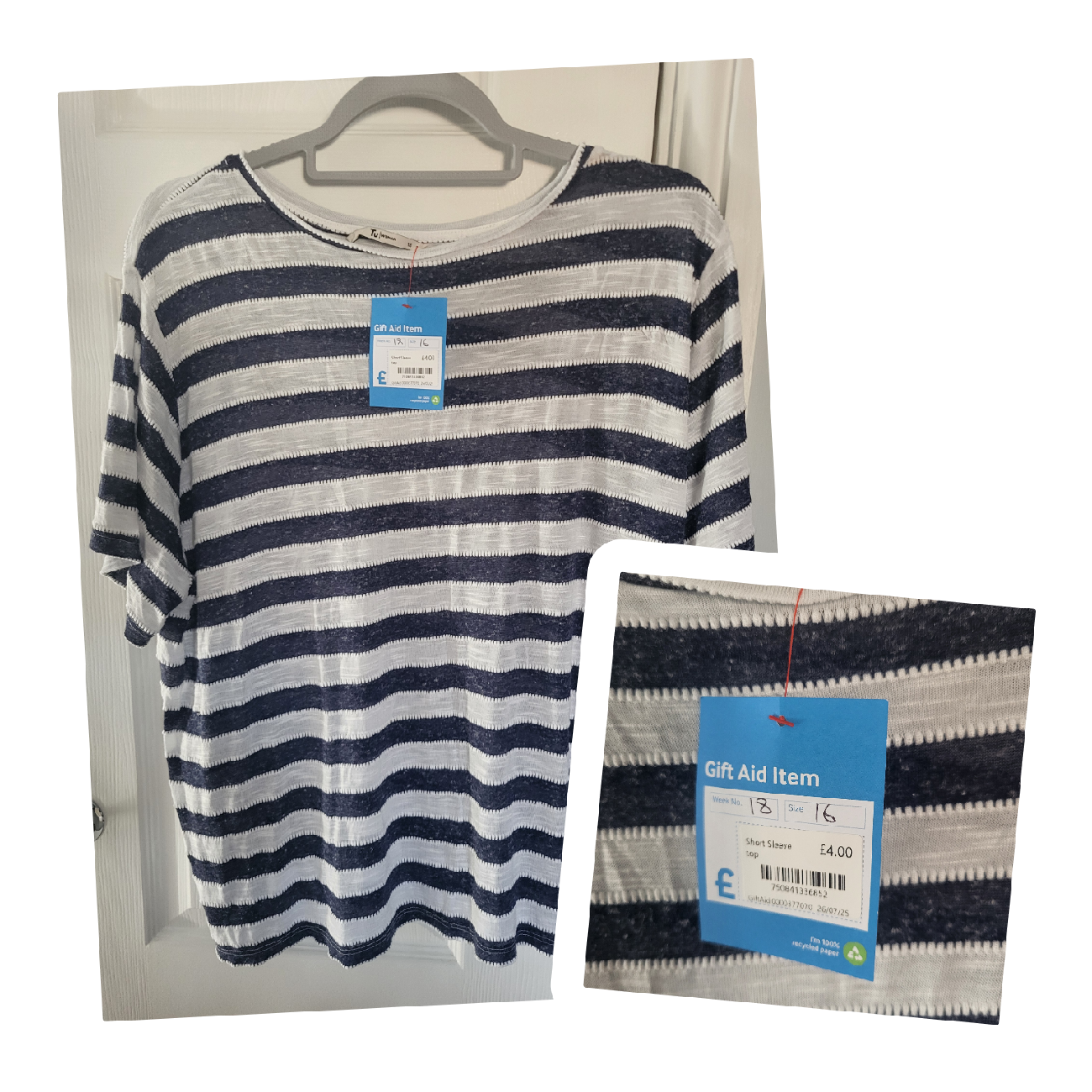 tu Tshirt product bought at Sue Ryder for £4.00