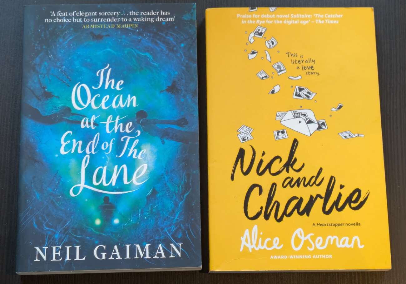 Books (£1, £1.50) bought at St Luke's Hospice for £2.50