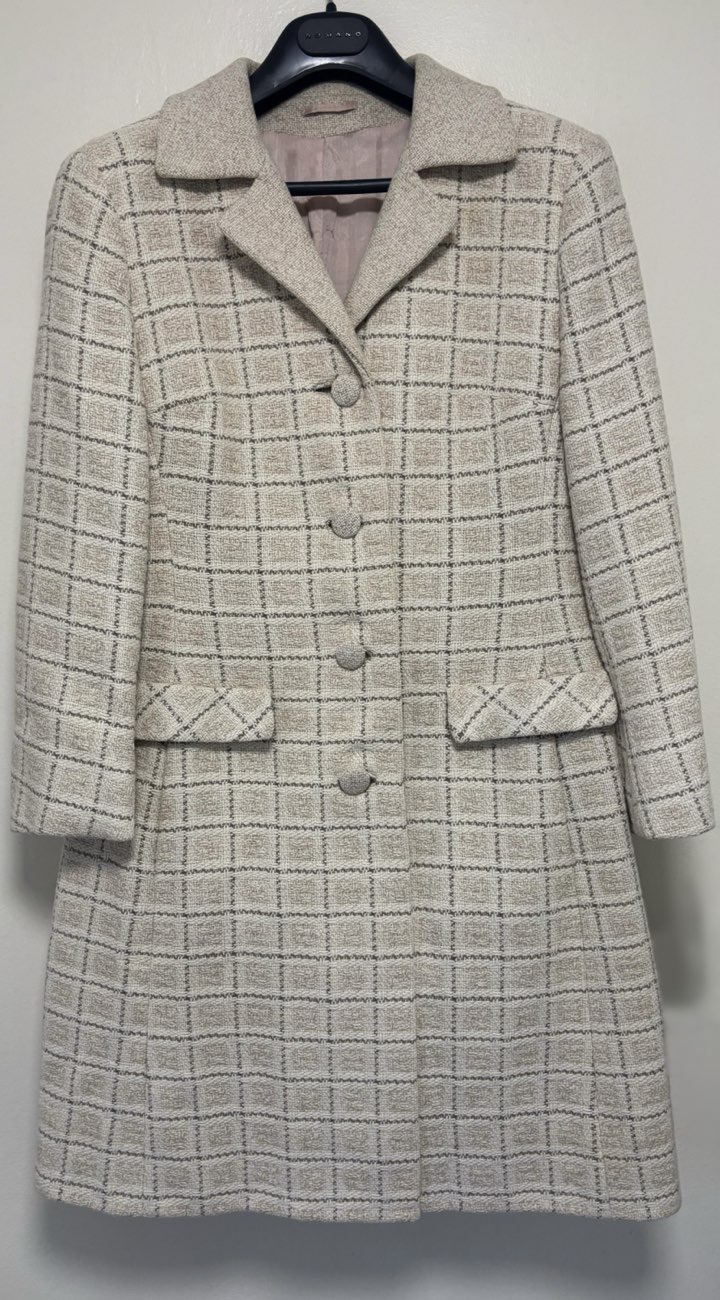 [london maid] vintage coat bought at Blue Feather for £24.00