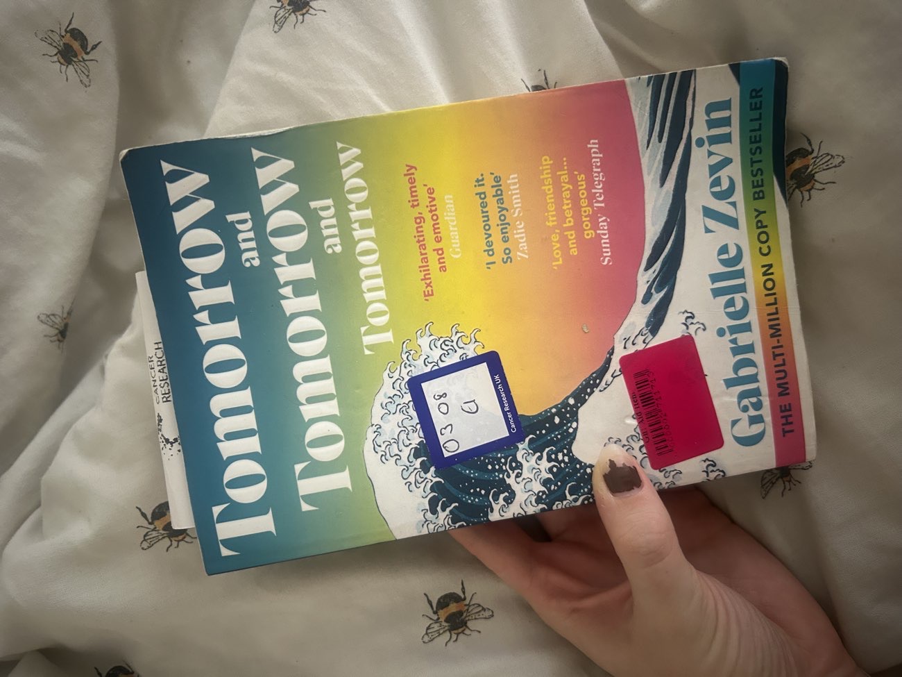 Finally got my hands on this book! 🫶🏻 product bought at Cancer Research UK for £1.00
