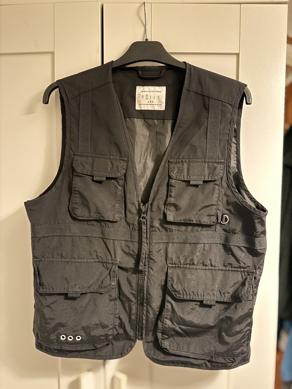 technical Nylon  Vest  Urban Outfitters bought at Families’ Relief Charity Shop for £5.00