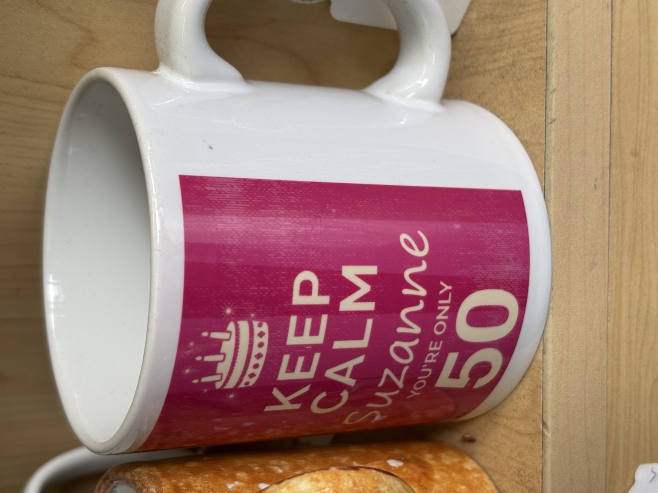 i laughed when I saw this mug 🤣 product bought at North London Hospice - Turnpike Lane Shop for £1.00