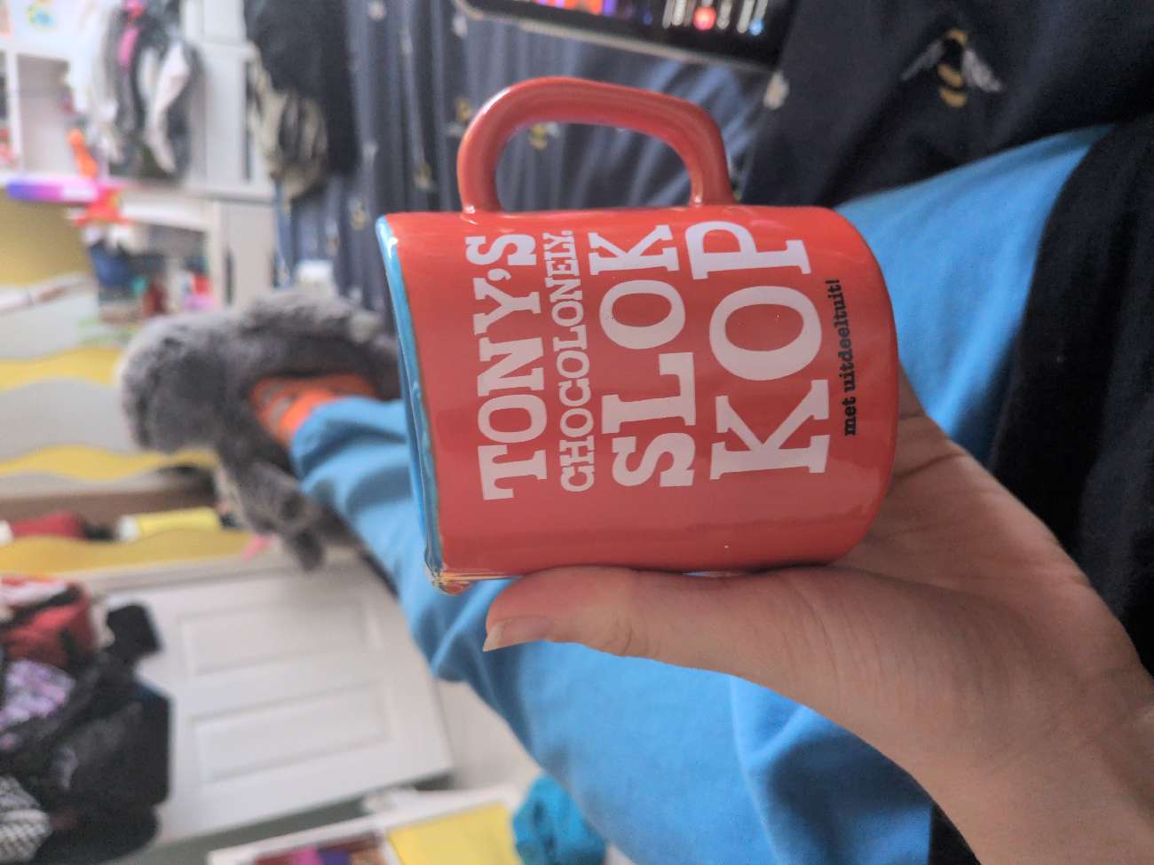 Tony Chocoloneys Mug bought at Shelter for £3.00