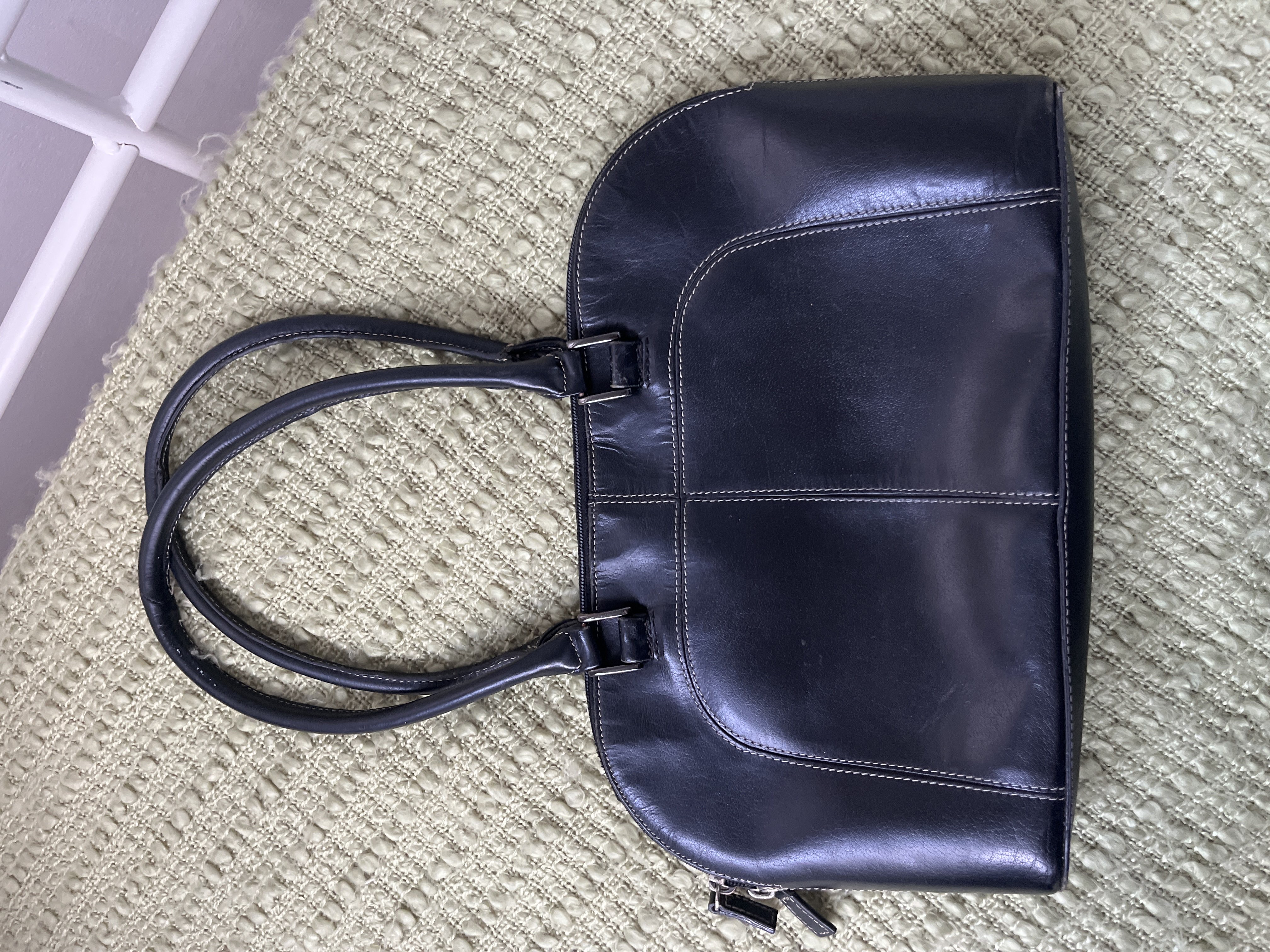 cute blk bag bought at Saint Francis Hospice Ilford Store for £1.00