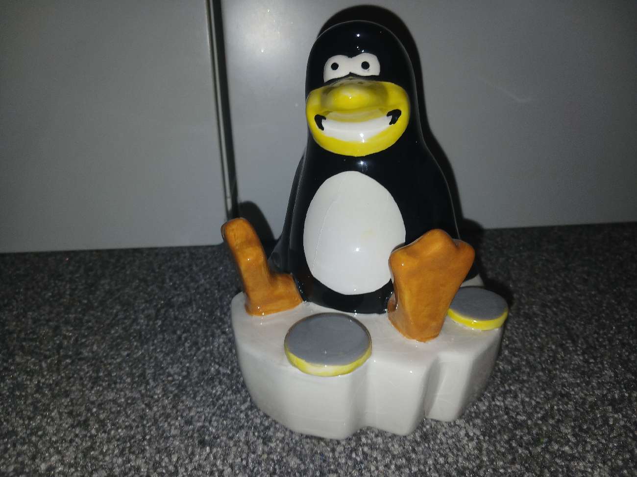 Funny penigun piggy bank bought at Spectrum Northants for £3.00