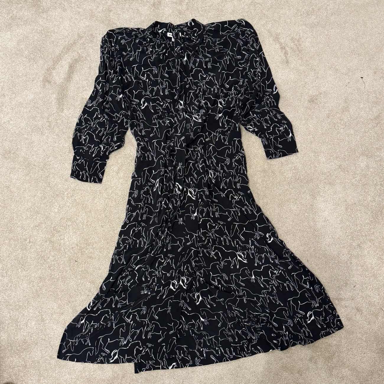 Whistles horse dress, so cool! - Β£3 bought at St Luke's Hospice (Clearance Outlet) for Β£3.00