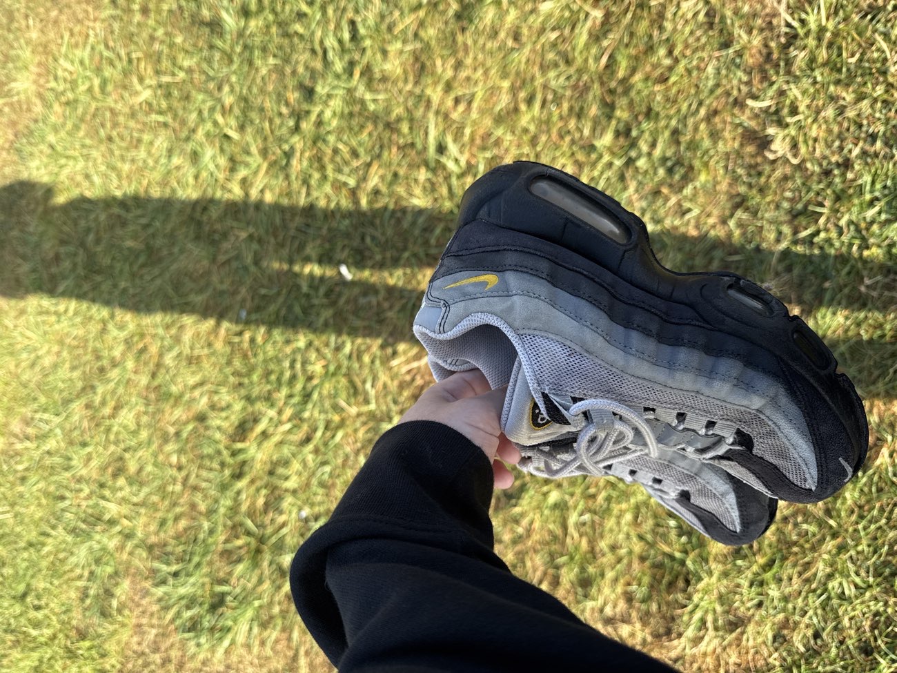 Kids Air Max 95s bought at BOWSHAW car boot for £0.30