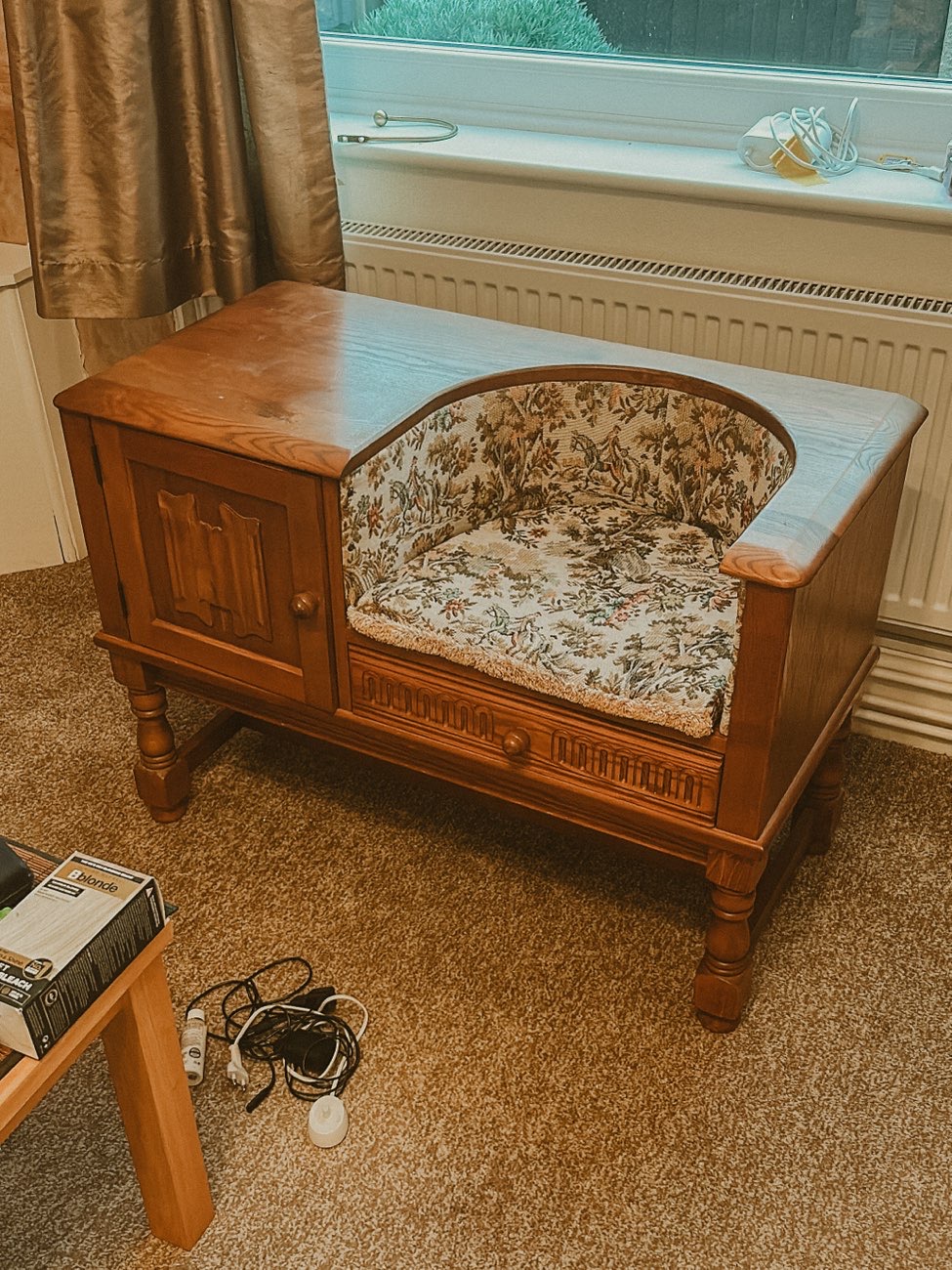 telephone chair bought at British Heart Foundation Home Store for £55.00