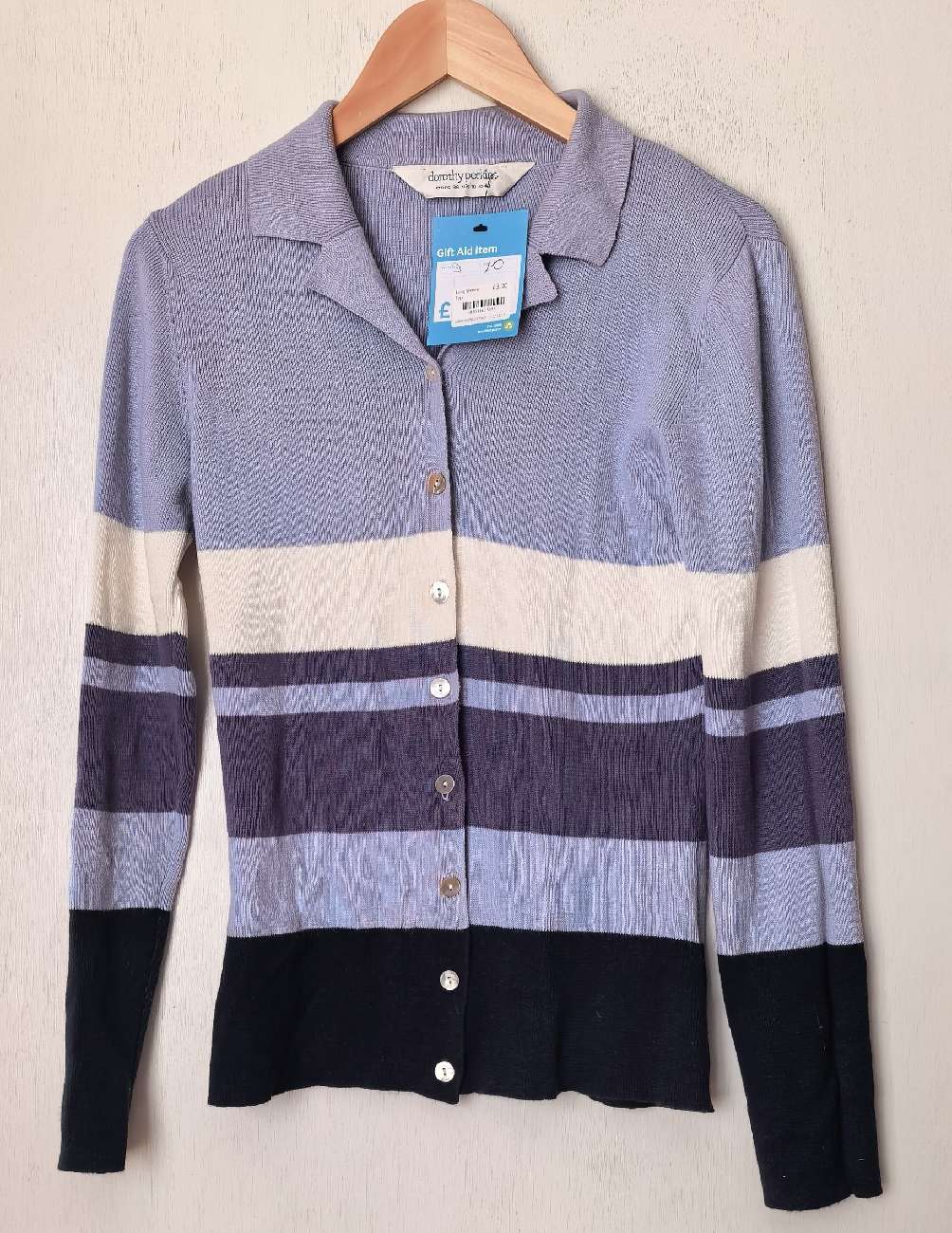 Old Label Dorothy Perkins Purple Long Sleeve Top bought at Sue Ryder for £3.00