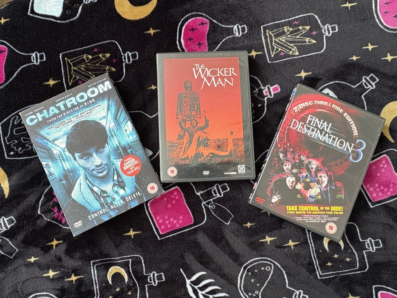 Horror DVD Haul bought at Barnardo's for Β£2.00