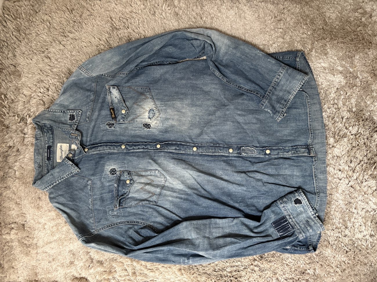 Wrangler Originals Western Shirt bought at Armstrongs Vintage for £11.00
