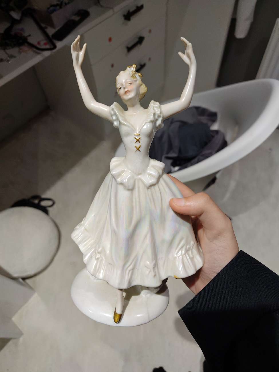 porcelain ballerina figure product bought at British Heart Foundation for £5.00