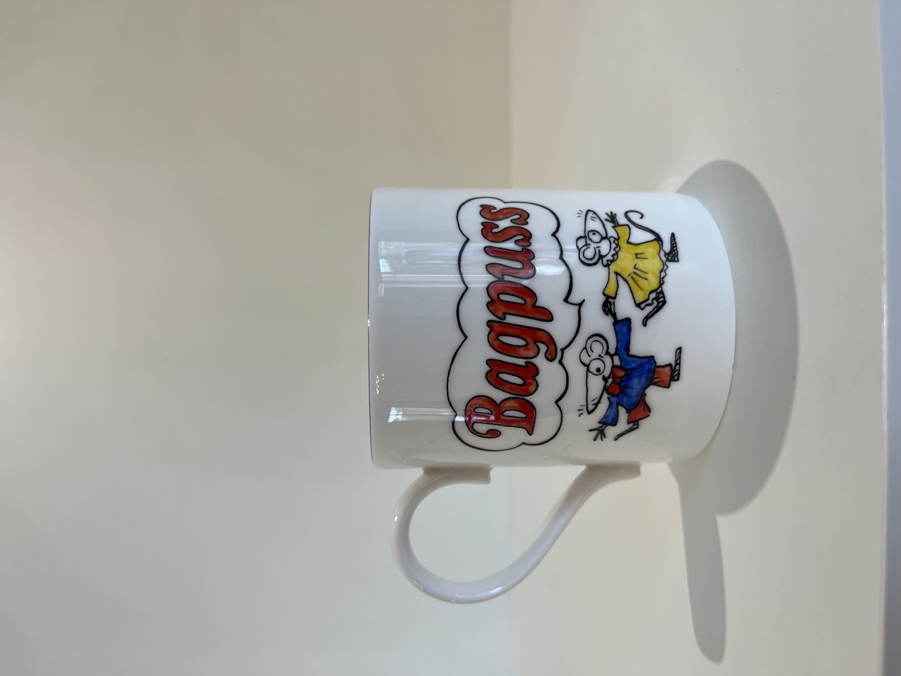 Bagpuss mug by Peter Firmin bought at Leigh-On-Sea Car Boot Sale for £0.50