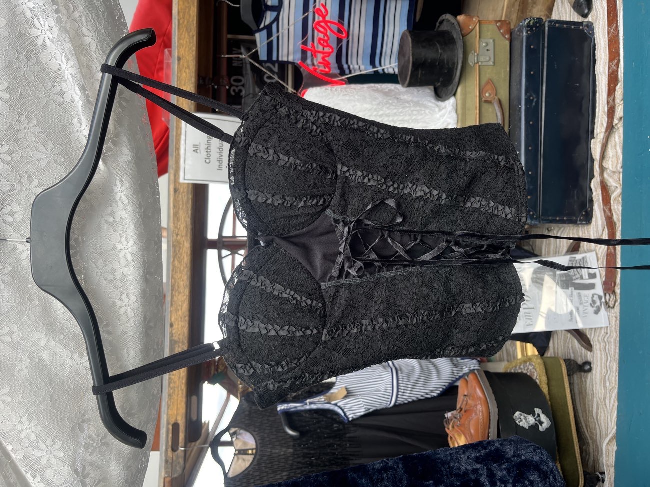 Y2K corset top bought at Gillingham street angels for Β£9.00