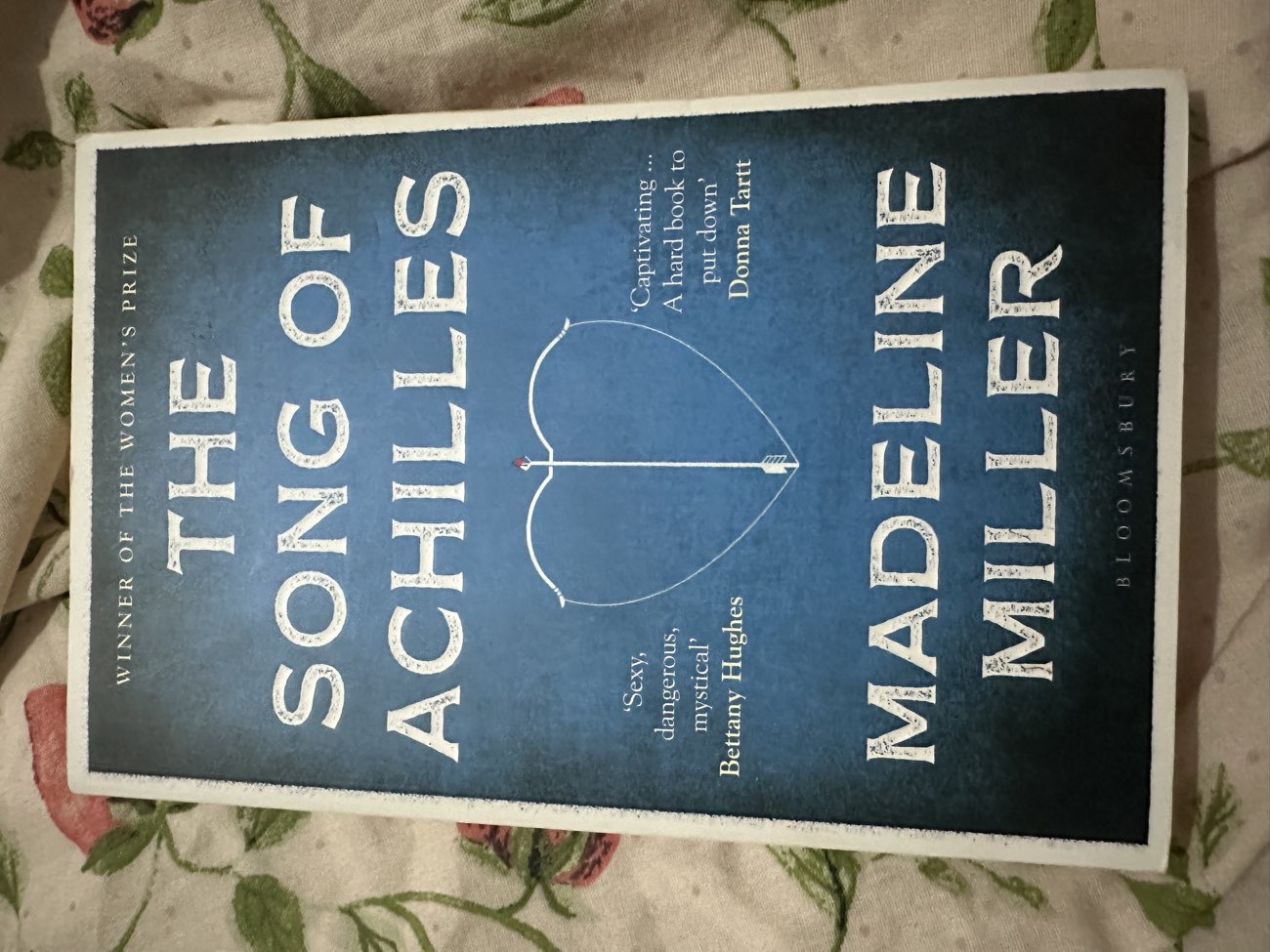 Song of Achilles bought at Oxfam Shop for £2.49