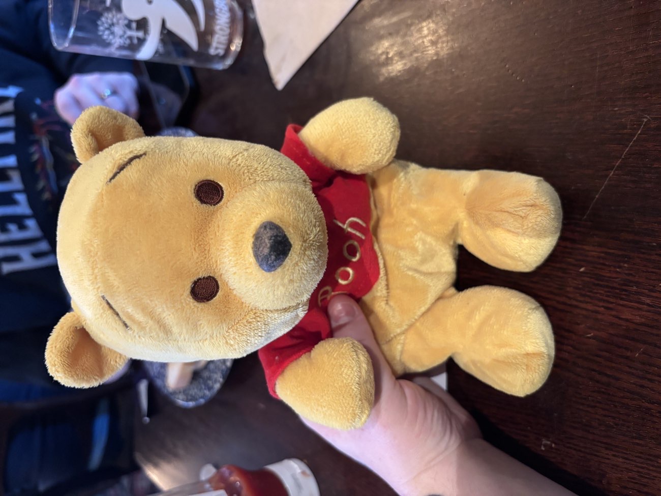 Pooh bear teddy product bought at PDSA for £3.00